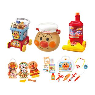 万代 面包超人 玩具面包店披萨冰淇淋汉堡工坊厨房儿童过家家