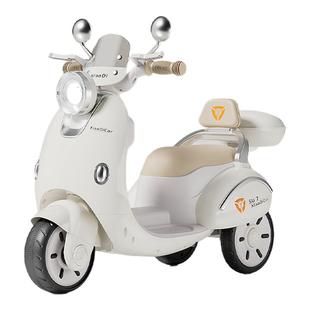 儿童摩托车电动车2026新款三轮车可坐双人宝宝小孩遥控充电玩具车