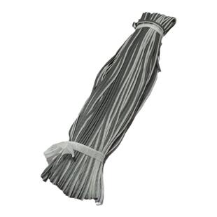 反光嵌条环卫工作衣校服马甲包边布材料 普亮灰色滚边条0.35元/米