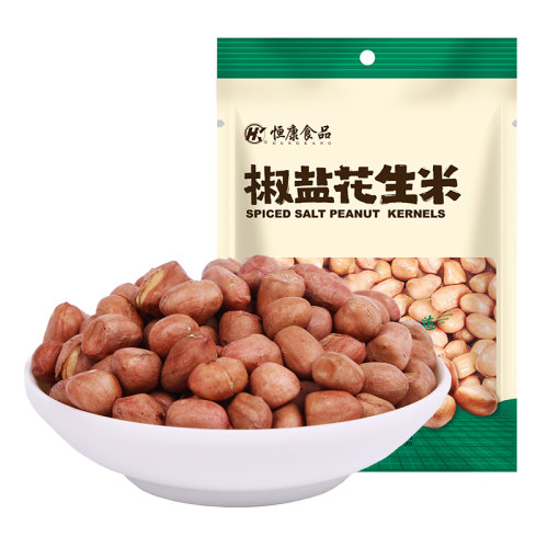 恒康食品 椒盐花生米155g袋装 炒花生仁坚果休闲零食小吃下酒菜