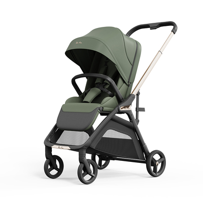 SilverCross Robin双向婴儿推车新生轻便高景观口袋婴儿车可坐躺