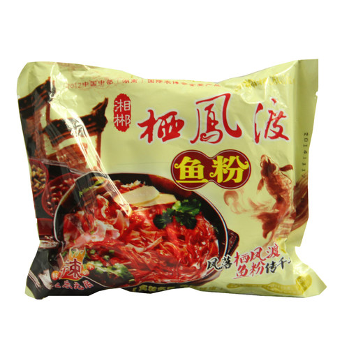 8包装湘郴栖凤渡鱼粉方便泡面速食宽米粉湖南郴州特产非油炸切粉