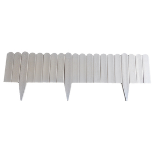 白色防腐塑木小篱笆庭院户外花园栅栏网红菜园地挡土围栏花池装饰