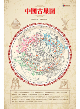 中国星图二十八宿周易天文学