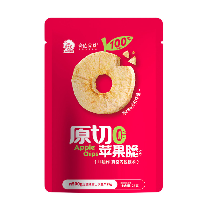 食欣食益冻干苹果脆片露丝同款