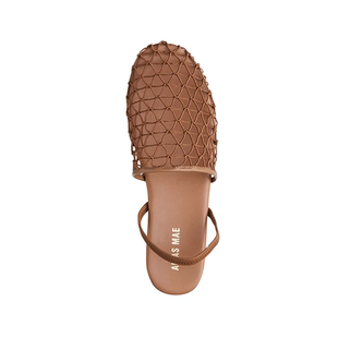 清仓·TR同款渔网鞋2025夏款包头凉拖鞋平跟大码百搭女凉鞋真皮