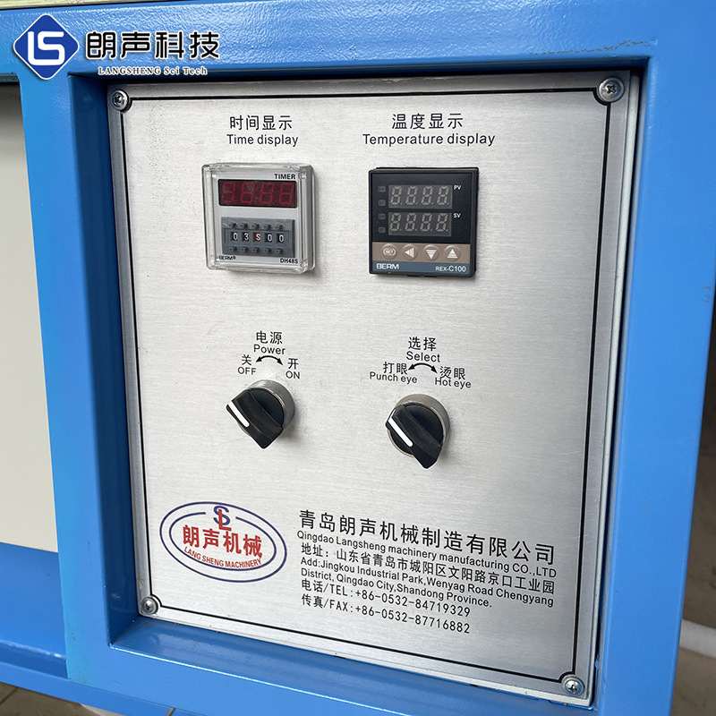 眼睛装订机双头毛绒玩具打眼机 公仔娃娃打眼烫眼一体机