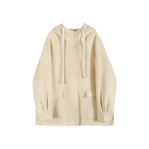 【所有女生直播间】TAKIYAS SHOP 连帽双面呢大衣外套