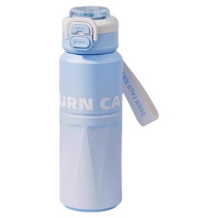 学生保温杯男2025新款水杯初中生上学专用吸管杯子大容量运动水壶