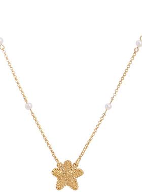 铜镀18K金女精致通勤项链