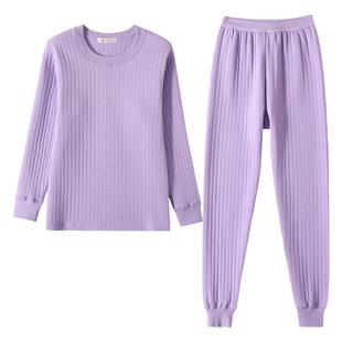 冬季老年人保暖内衣女款加绒加厚纯棉秋衣秋衣裤套装妈妈棉衣棉裤