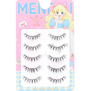 【买一赠一】梦鹿W-7假眼睫毛女自然仿真整条一片式嫁接仙子透明