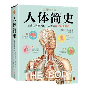 人体简史(全彩插图版) 樊登 罗振宇 范大山推荐 从出生讲到死亡 人体远比宇宙更神奇 比尔·布莱森 文津奖 读客官方正版
