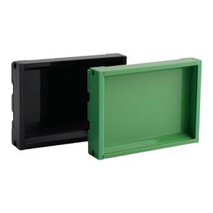 pdm80宽pcb模组架端子台外壳PLC导轨外壳PCB安装支架卡槽