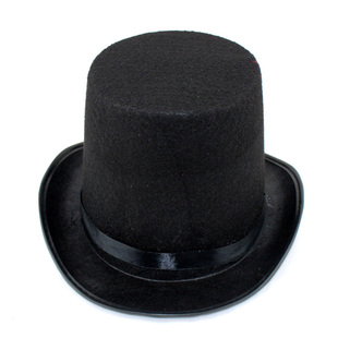 万圣节魔术帽 高礼帽魔术师帽子 聚会爵士帽儿童成人舞台表演