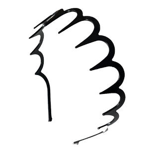 两用碎发整理神器大波浪发箍女带齿梳防滑高颅顶头箍发夹刘海发卡