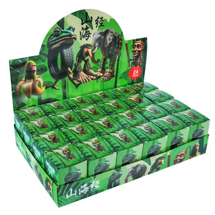 24盒AI山海经洞洞乐2025新款木棍人盲盒手办摆件儿童抽奖盒戳戳乐