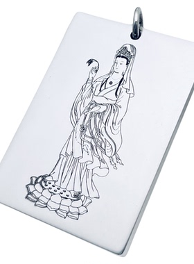 时尚定制激光纯银弥勒佛吊坠