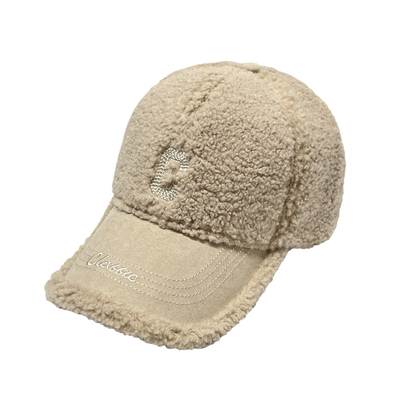 棒球帽逛街休闲女生秋冬弯檐刺绣