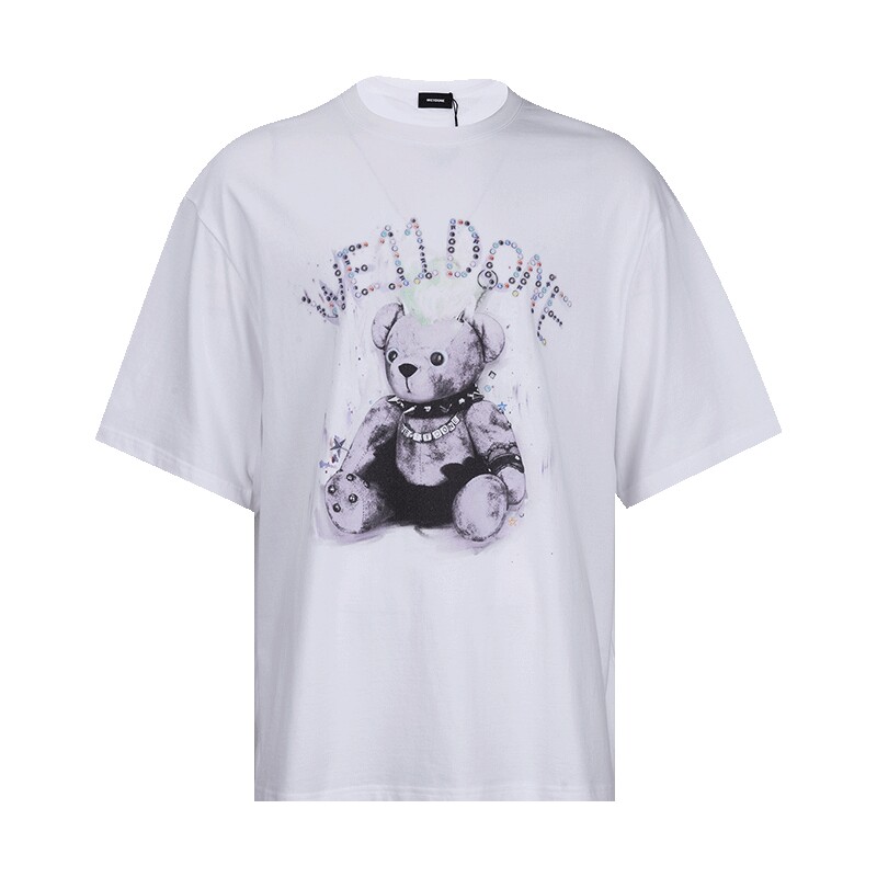 we11done泰迪熊短袖T恤男女