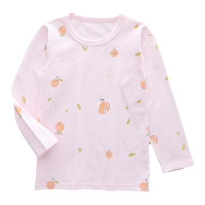 文波女童秋衣单件上衣春秋莱卡棉