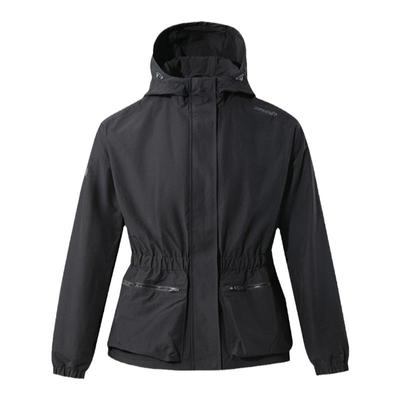 蜘蛛秋冬女简约运动连帽夹克外套