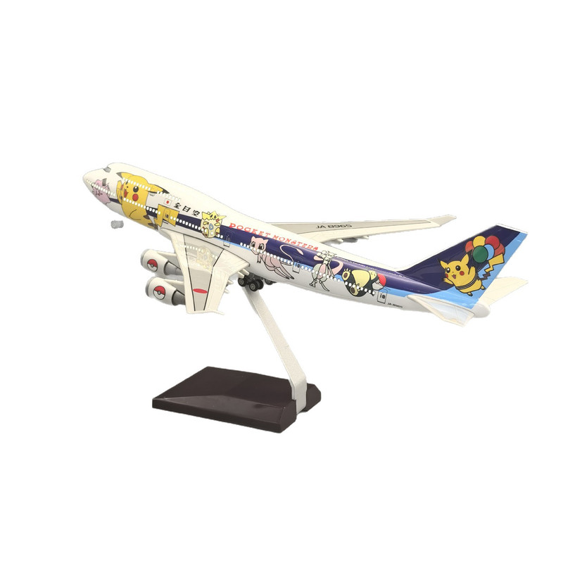 全日空747初代彩绘带灯飞机模型
