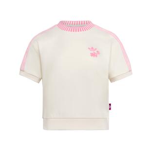 DISNEY迪士尼联名纯棉运动短袖T恤女装新款adidas阿迪达斯三叶草
