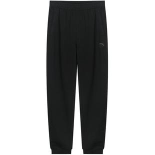 安踏运动裤女款加绒女裤2025新款冬季加厚保暖长裤束脚宽松卫裤女