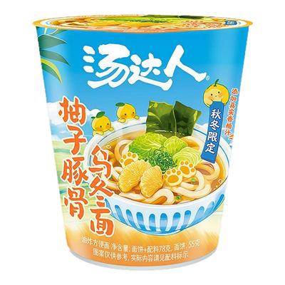 汤达人方便面柚子豚骨乌冬面78g
