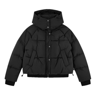 乔丹防风保暖羽绒服女士冬季新款商场同款抗静电防泼水防寒外套