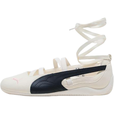 Puma/彪马正品Speedcat女士休闲薄底蝴蝶结绑带芭蕾鞋404395-01
