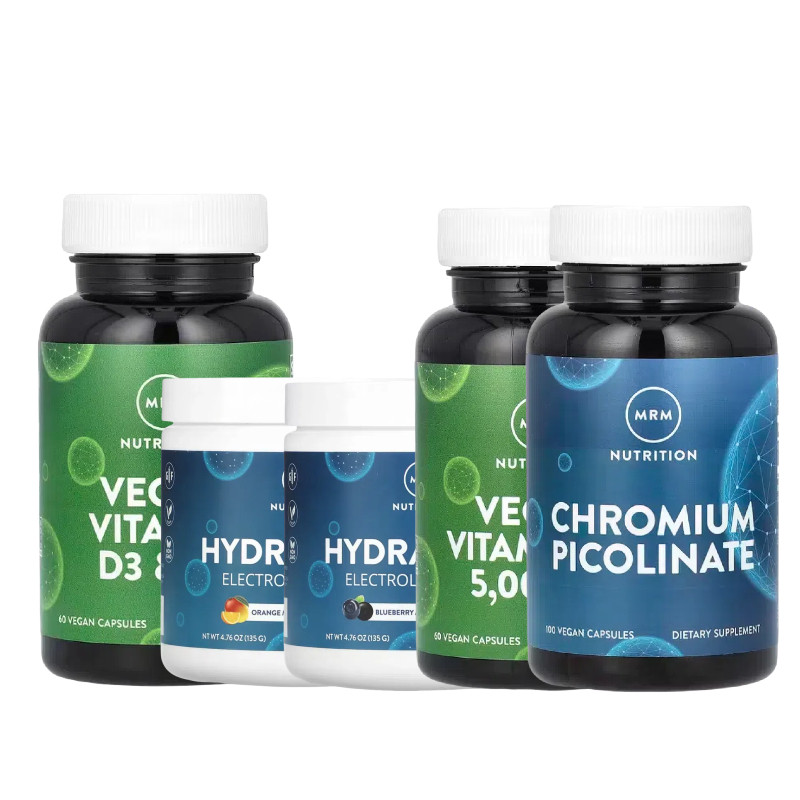 MRM Nutrition吡啶甲酸铬完全素生物维生素全素食胶囊E D3 K2 B12
