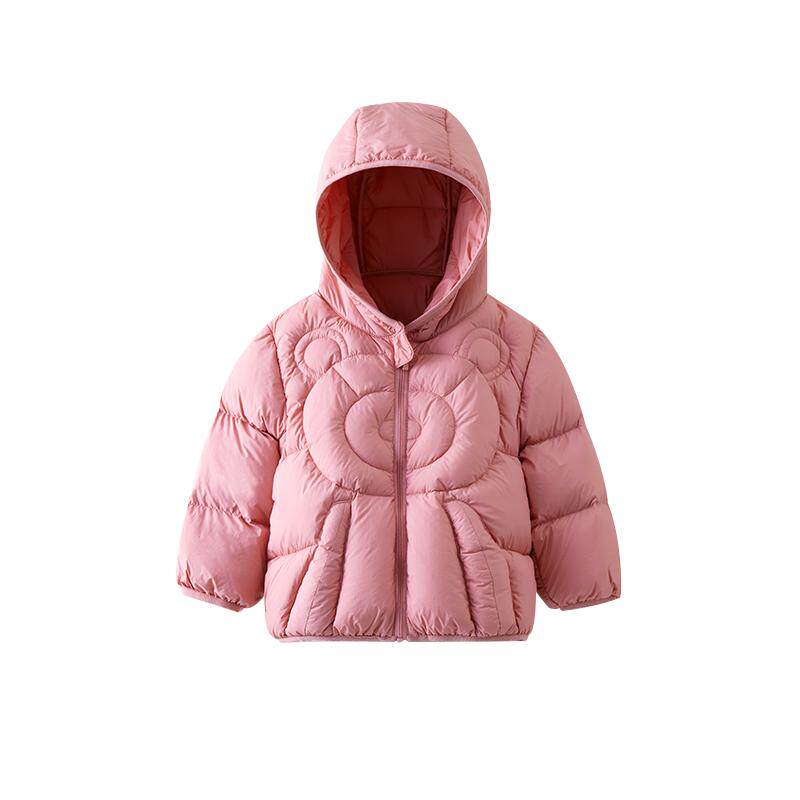 女童可爱立体小熊羽绒服