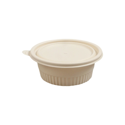 带盖一次性圆形食品级饭盒