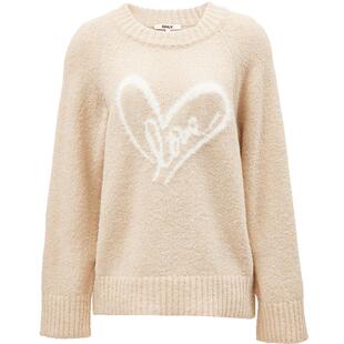 【ONLY奥莱】春季新款休闲百搭圆领保暖宽松毛衣针织衫女