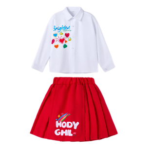 儿童演出服小学生运动会开幕班服啦啦操表演服合唱服幼儿园啦啦队