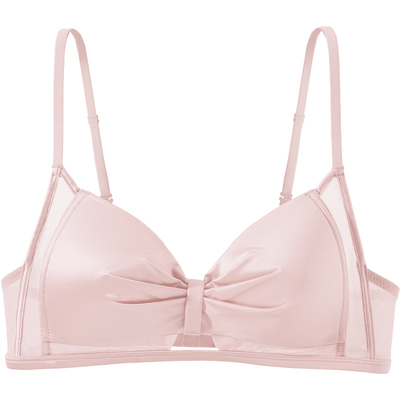 六只兔子大胸显小薄款三角杯文胸