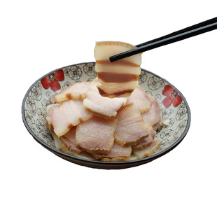 安徽五花咸肉农家自制 风干土猪腊肉腌肉特产腊肉徽州刀板香500g