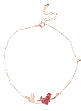 choker日韩风拼接项圈短款珍珠链