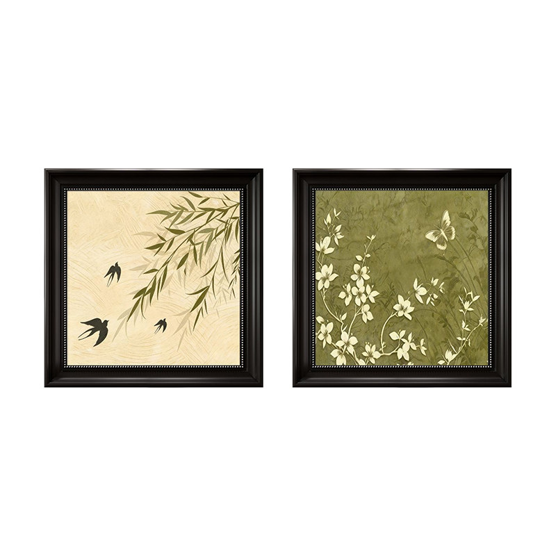 中古风玄关装饰画法式复古客厅卧室床头挂画入户正对门壁画高级感