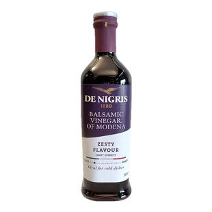 De Nigris意大利进口尼歌丽斯香醋摩德纳鹰牌黑醋醋酿造食醋500ml