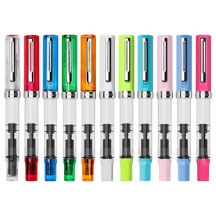 2025新品TWSBI三文堂ECO透明示范活塞上墨式成人学生钢笔练字专用