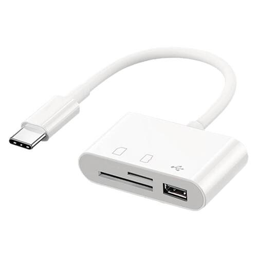 多功能读卡器多合一高速适用vivo手机iQOOZ10X300S50X200SY35/NEO11相机SD卡TF内存卡U盘type c转接头OTG电脑