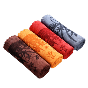 茶巾棉麻加厚强吸水定制logo中式中国风茶台茶桌茶具抹布配件茶道