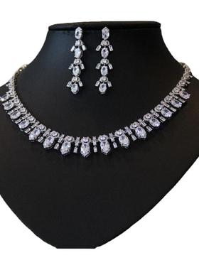 新娘结婚晚宴聚会橱窗项链耳环