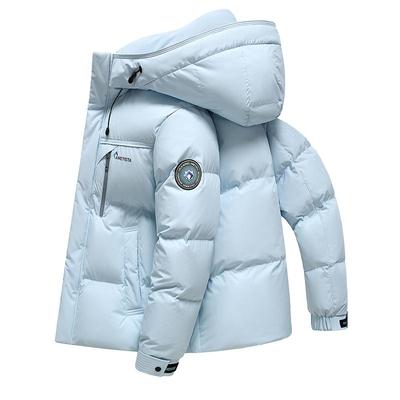 梓渝明星同款鸭鸭羽绒服男连帽