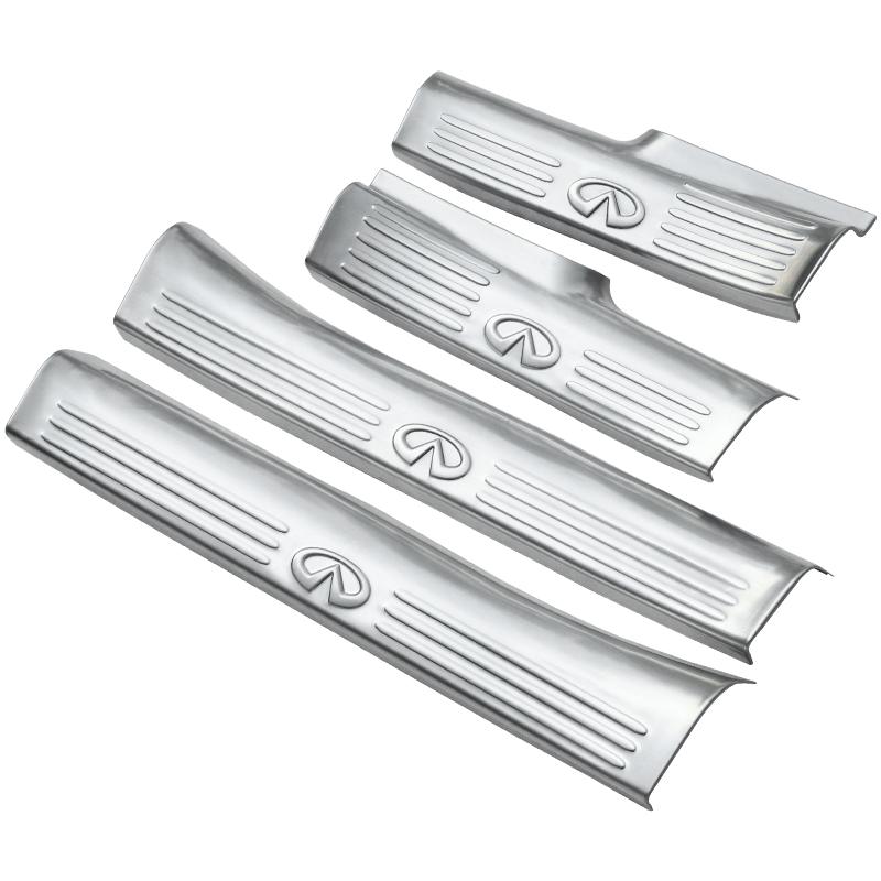 适用于英菲尼迪QX50改装中控面板门槛条后护板门碗出风口内饰装饰