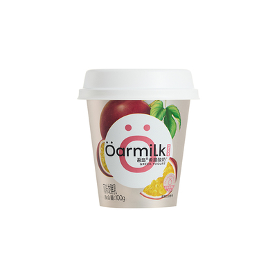 【胡可推荐】Oarmilk吾岛酸奶希腊草莓香草蓝莓低温酸奶100g*12杯