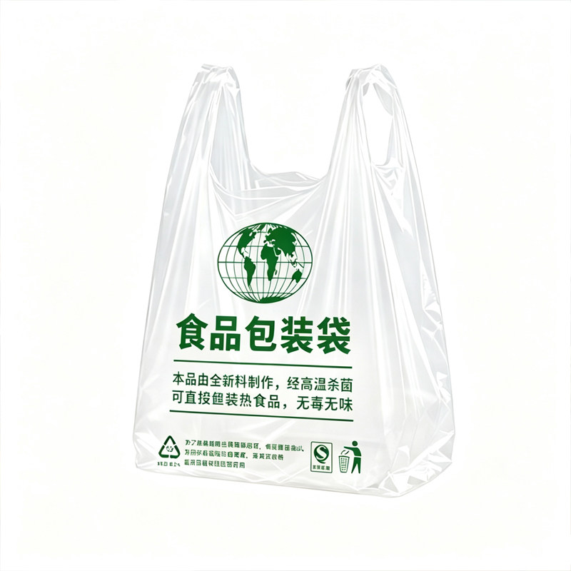 食品手提背心打包袋子